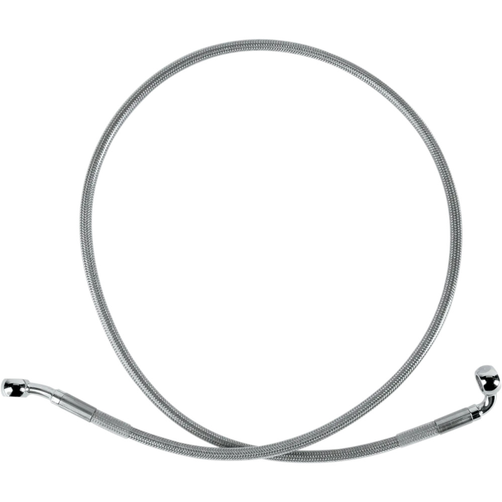 Stainless Steel Brake Line Kit — 98.5 cm (38-7/8 in), front upper, silver