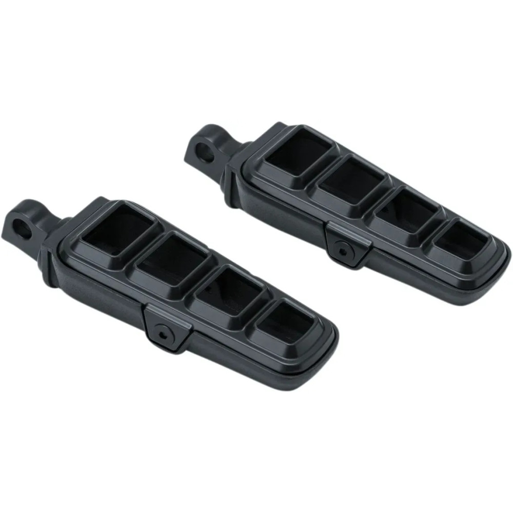 Dillinger Foot Pegs — Pair, Black, with Male Mounts