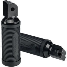 Norman Foot Pegs — Black, female mount, left/right