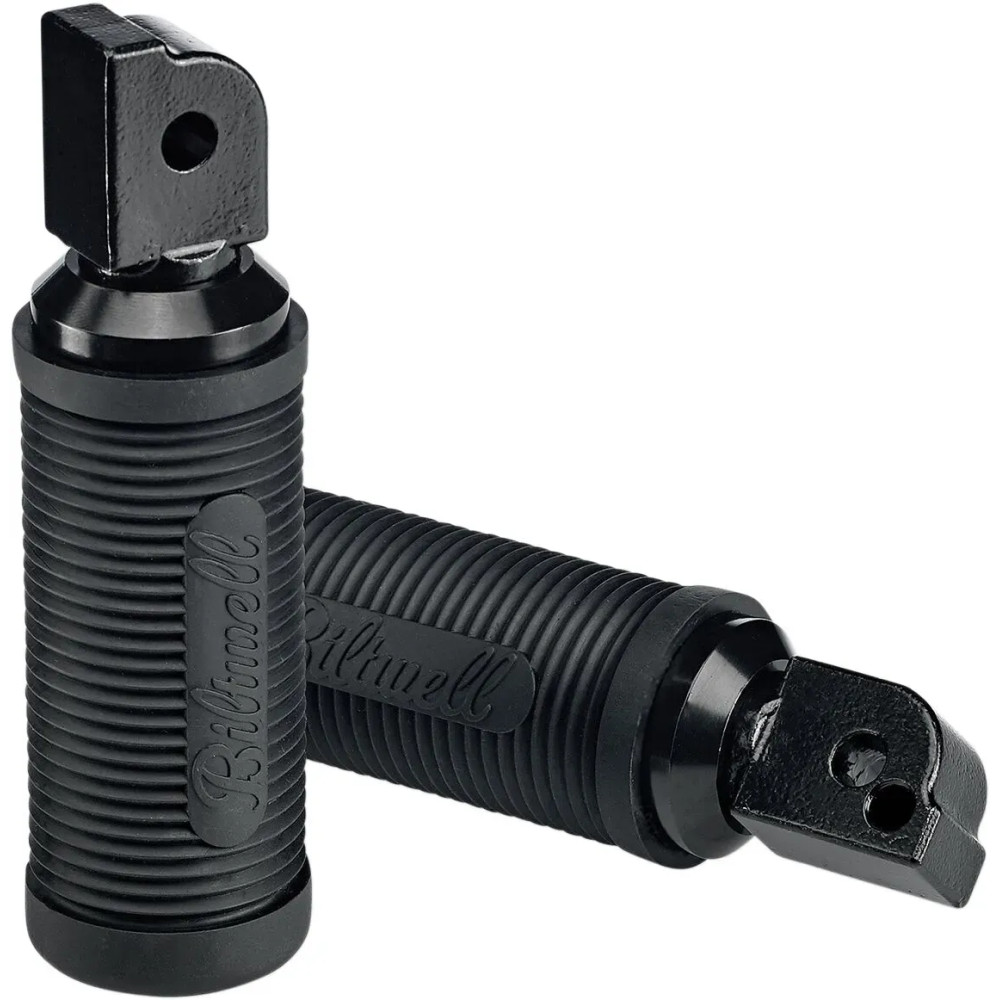 Norman Foot Pegs — Black, female mount, left/right