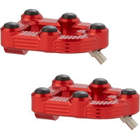 MX Foot Pegs — Red