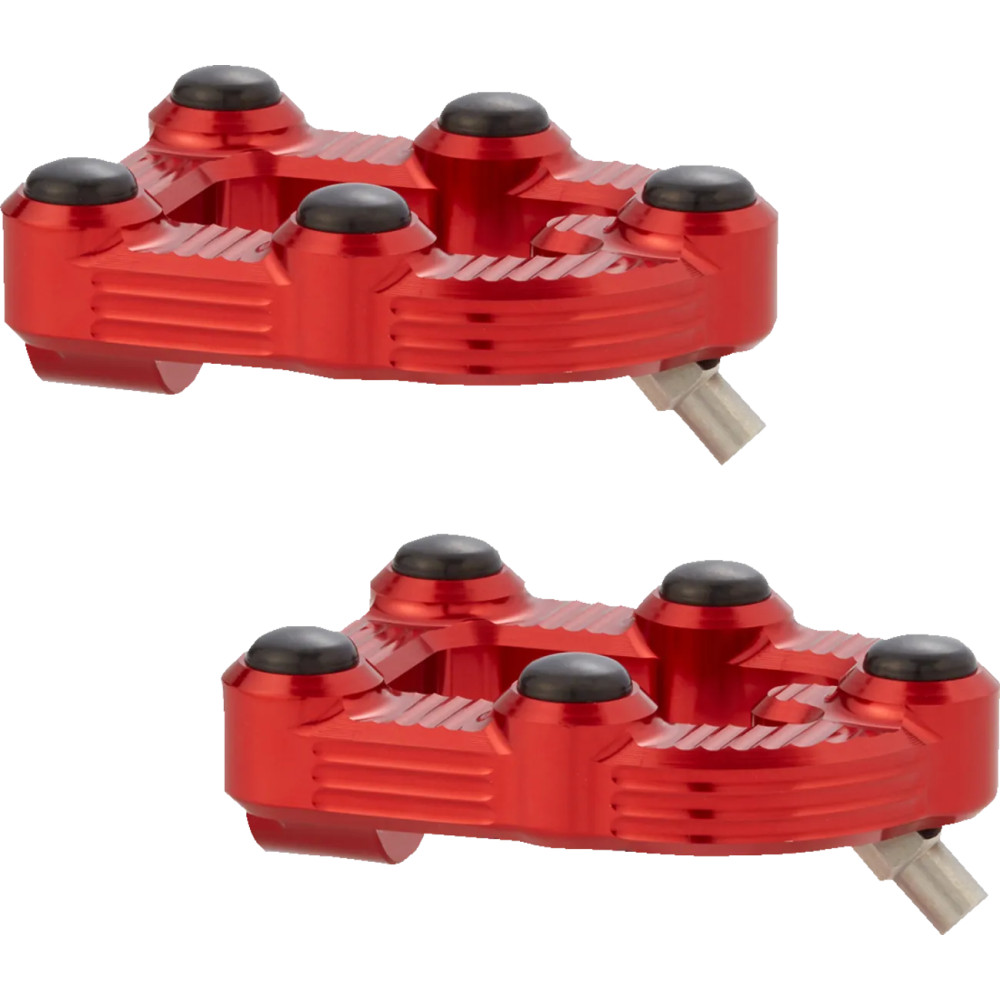 MX Foot Pegs — Red