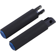 M-Eight Fusion Foot Pegs — Standard, Black, Blue