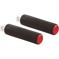 M-Eight Fusion Foot Pegs — Standard, Black, Red