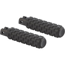 Fusion Male-Mount Foot Pegs — 25.4 mm (1") longer, Black