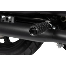 M-Eight Fusion Foot Pegs — 25 mm (1") longer, black