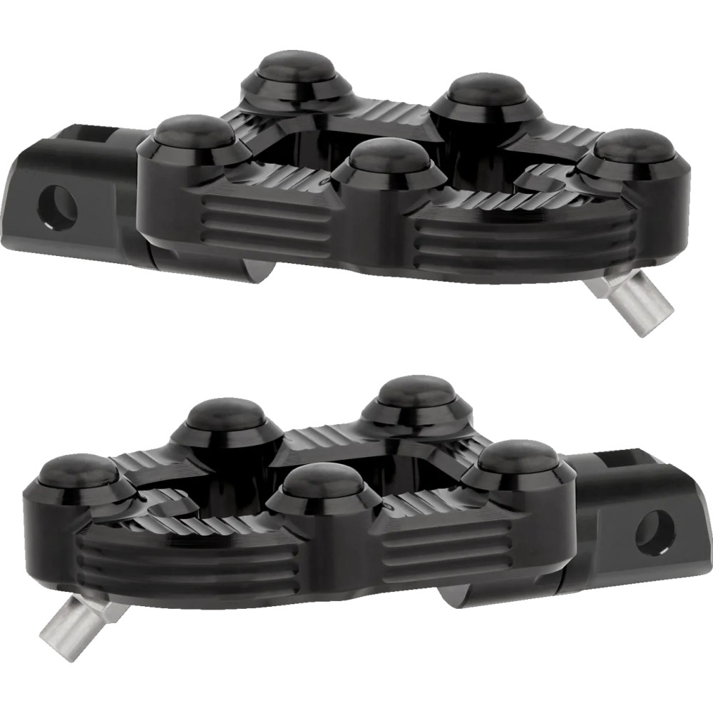 MX Foot Pegs — Driver & Passenger, Black, Pair
