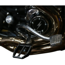 Reposapiés Militant — plataforma 3.4" x 2.25", par, negro