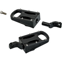 XL Step Foot Pegs — Black, Pair
