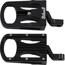 XL Step Foot Pegs — Black, Pair