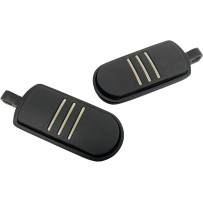 Custom Foot Pegs — Black, Matte