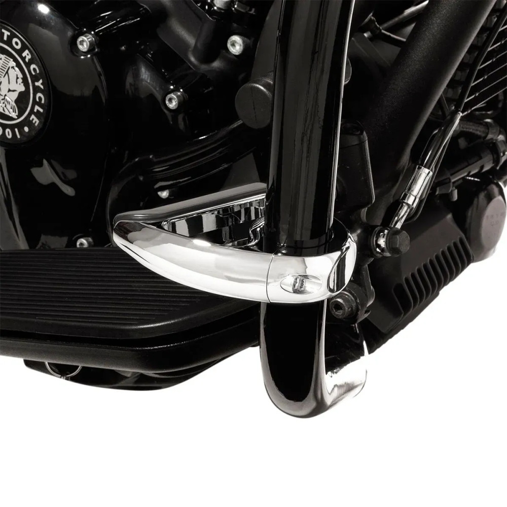 Toe Rest — 32 mm (1-1/4") engine guard fit, Chrome