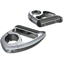 Toe Rest — 32 mm (1-1/4") engine guard fit, Chrome