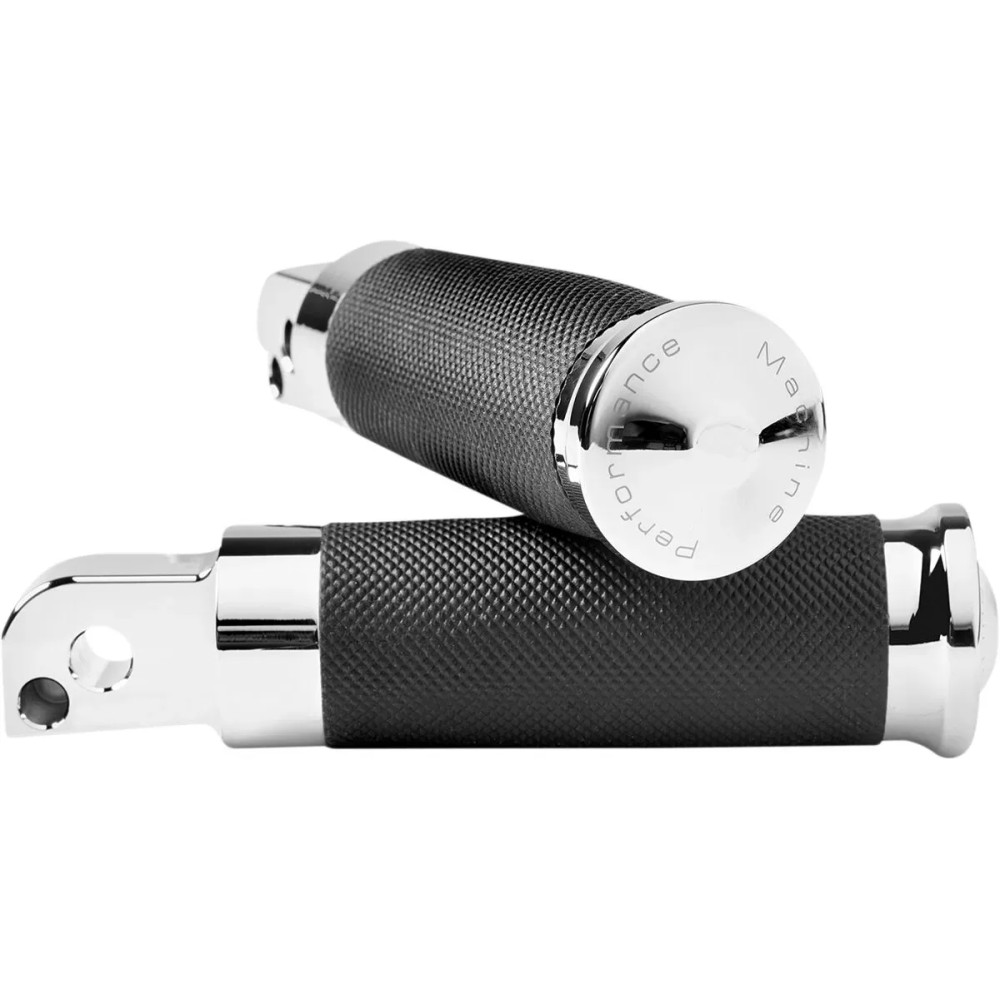 Contour Foot Peg — Male mount, passenger fit, chrome