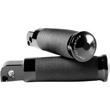 Contour Foot Peg — Male mount, passenger, black, pair