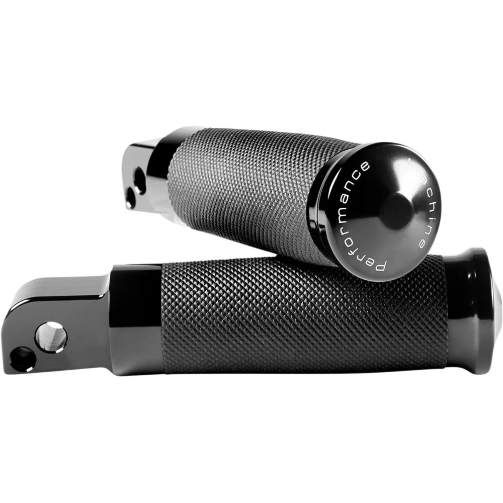 Contour Foot Peg — Male mount, passenger, black, pair