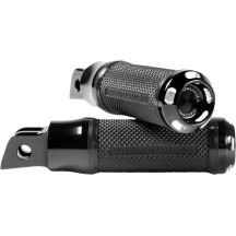 Apex Foot Pegs — Black, Male Mount, Driver