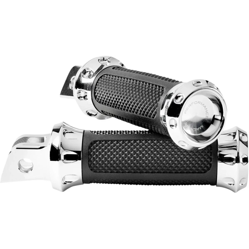 Overdrive Foot Pegs — Male mount, Chrome