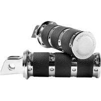 XLS Foot Pegs — Driver mount, Chrome