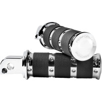 XLS Foot Pegs — Rear passenger mount, Chrome