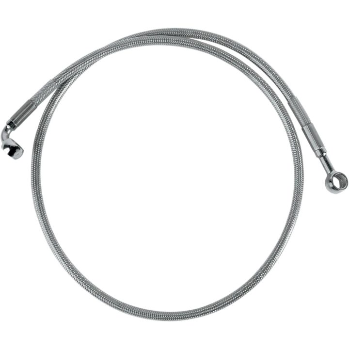 Kit de latiguillos de freno de acero inoxidable — 97 cm (38-1/4\"), delantero superior, plateado
