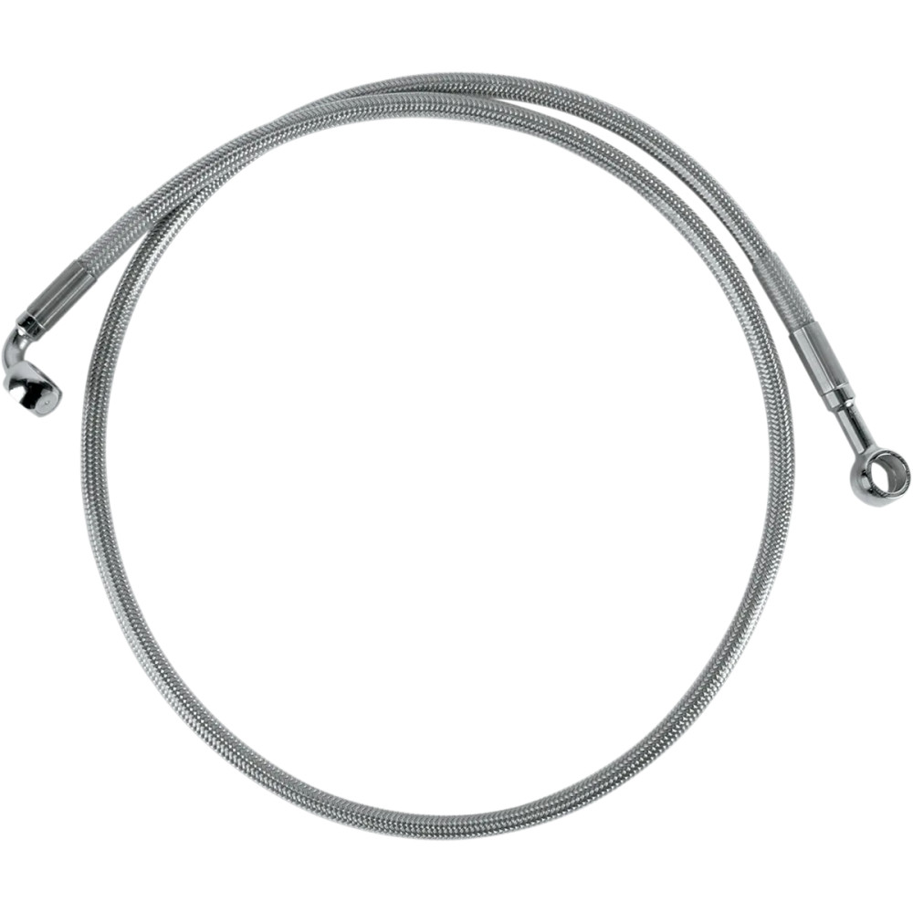 Stainless Steel Brake Line Kit — 97 cm (38-1/4"), Front Upper, Silver
