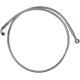 Kit de latiguillos de freno de acero inoxidable — 97 cm (38-1/4\"), delantero superior, plateado