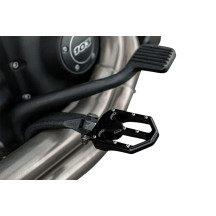 Moto V1 Foot Pegs — 89 mm (3-1/2"), 57 mm (2-1/4"), Male mount, Black