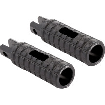 SpeedLiner Foot Pegs — Female mount, Driver, Black