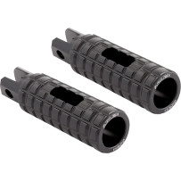 SpeedLiner Foot Pegs — Female mount, Driver, Black