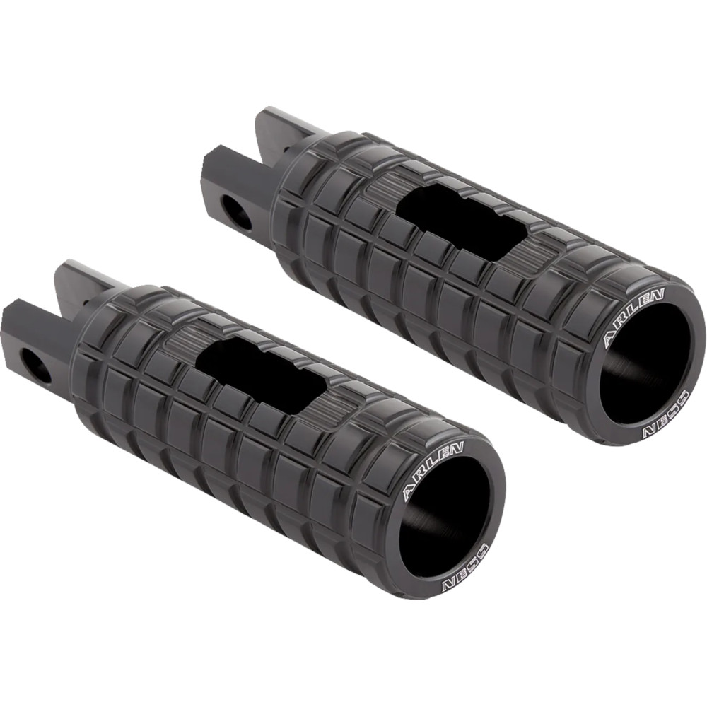 SpeedLiner Foot Pegs — Female mount, Driver, Black