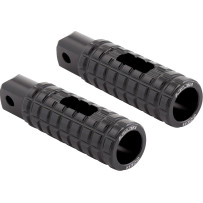 SpeedLiner Foot Pegs — Male mount, Passenger, Black