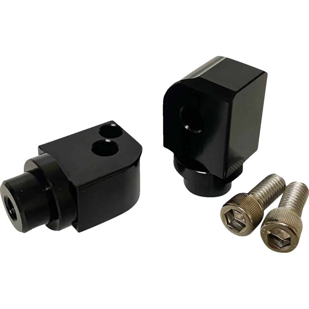 Passenger Foot Peg Clevis — Passenger, Black, Pair