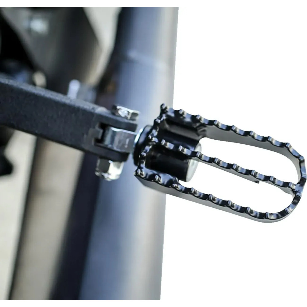 MX-Style Mini Foot Pegs — 8.64 cm, 42.42 mm, Male mount
