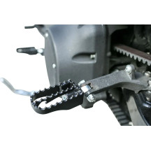 MX-Style Mini Foot Pegs — 8.64 cm, 42.42 mm, Male mount