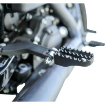 MX-Style Mini Foot Pegs — 8.64 cm, 42.42 mm, Male mount