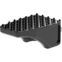 County Line Foot Pegs — Black, Rear mount