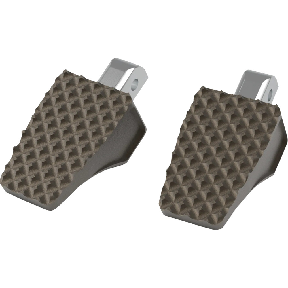 County Line Foot Pegs — Rear mount, Bronze, Pair
