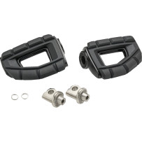 Chicane™ Foot Rests — Male Mount, Black