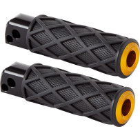 Diamond Foot Pegs — 114 mm (4-1/2") , male mount