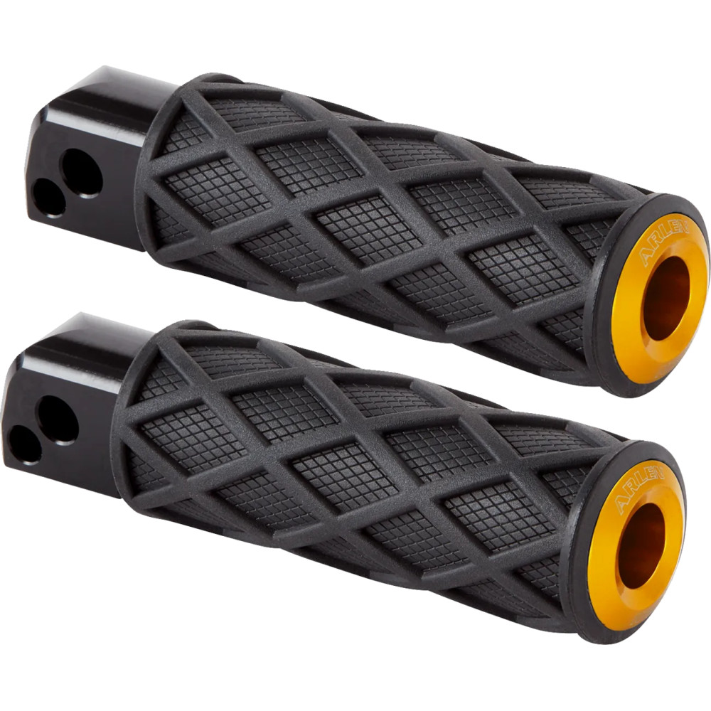 Diamond Foot Pegs — 114 mm (4-1/2") , male mount