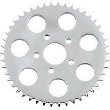 Piñón trasero — cadena 530, 46 dientes, desplazamiento 5.8 mm, Cromo