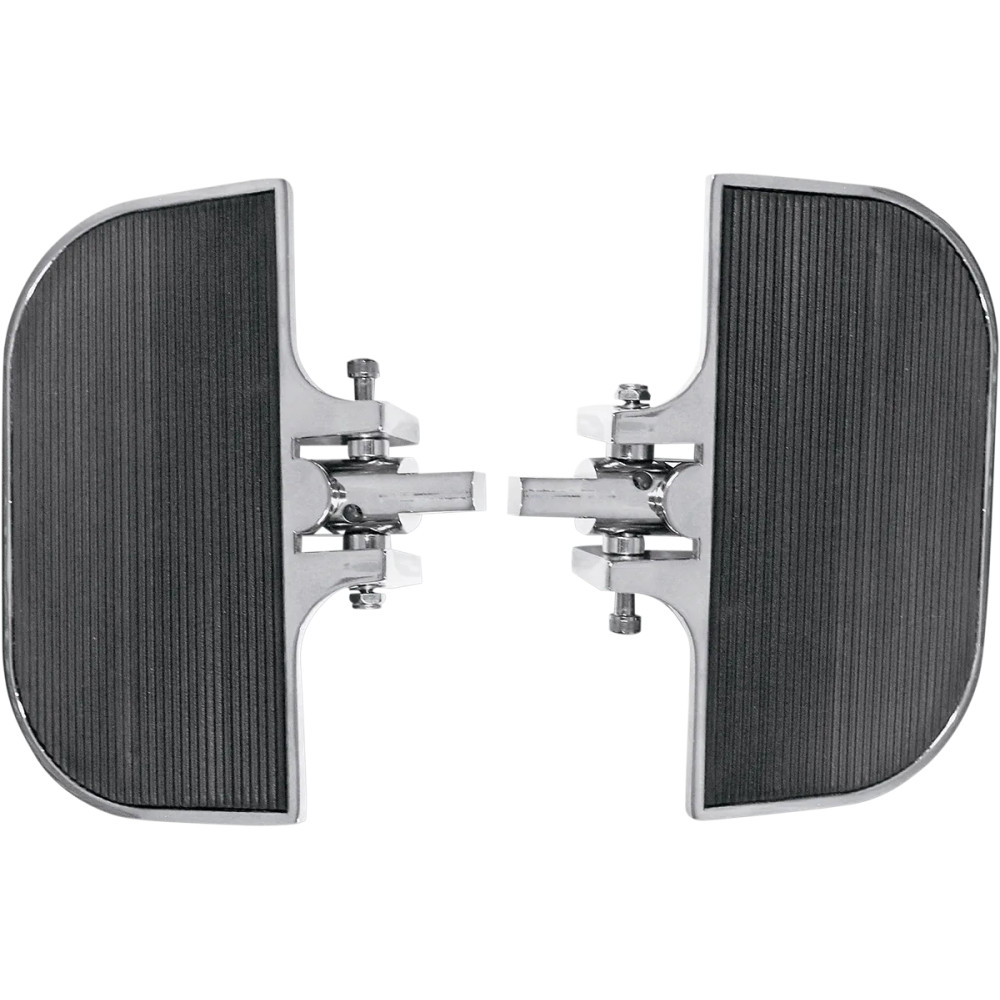 Mini reposapiés — 20.5 cm × 10 cm (8" × 4"), Conductor, Cromo