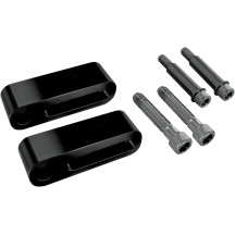 Passenger Floorboard Extenders — Black