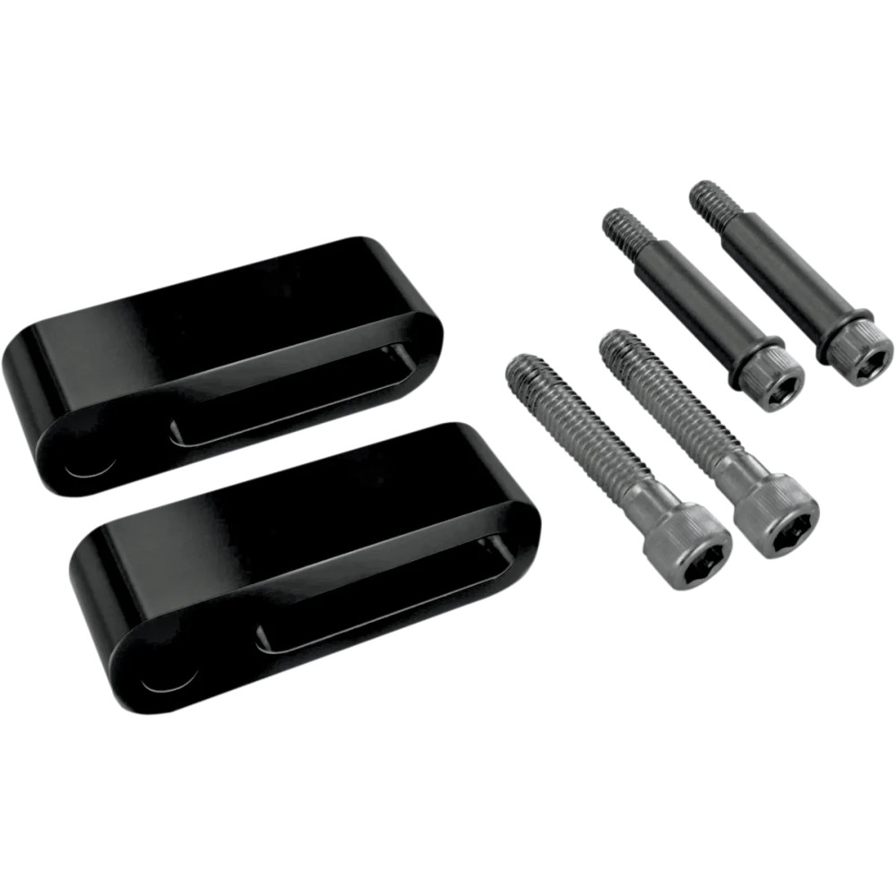 Passenger Floorboard Extenders — Black