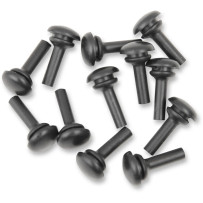 Deep Cut Floorboard Replacement Rubber Insert — Passenger fit, Black, 16 Pack