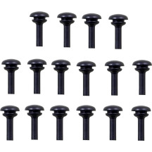 Deep Cut Floorboard Replacement Rubber Insert — Passenger fit, Black, 16 Pack