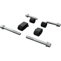 Driver Floorboard Spacers — Black