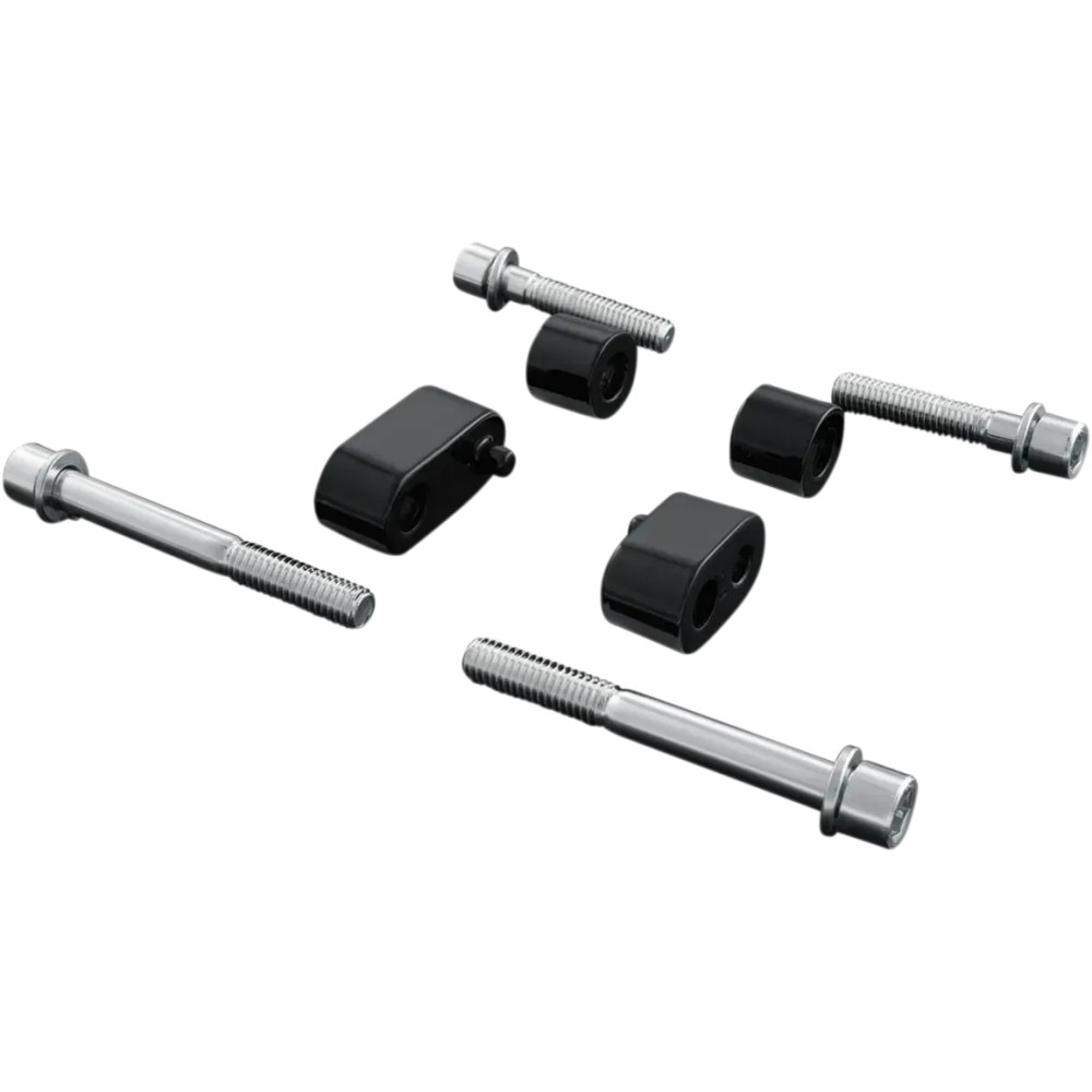 Driver Floorboard Spacers — Black