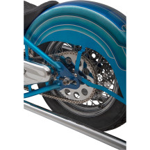 Piñón de rueda trasera — 49 dientes, cadena 530, orificio central 1.9", cromado